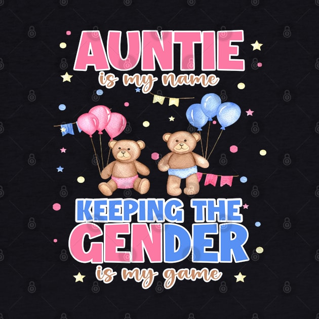 Gender Reveal Auntie Design For a Keeper Of The Gender Gift For Women Mother day by tearbytea